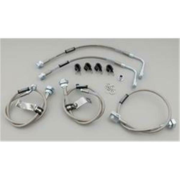 Russel Performance Brake Lines Street Legal Braided Stainless Steel for use on Chevy Pickup Kit 672430